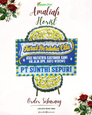 Papan Bunga Duka di Medan Labuhan