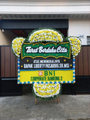 Papan Bunga Duka di Medan Labuhan