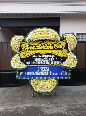 Papan Bunga Duka di Medan Labuhan