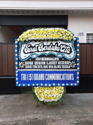 Papan Bunga Duka di Medan Labuhan